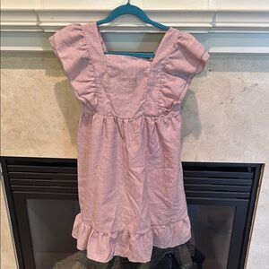 Pink Ruffled Kids Dress